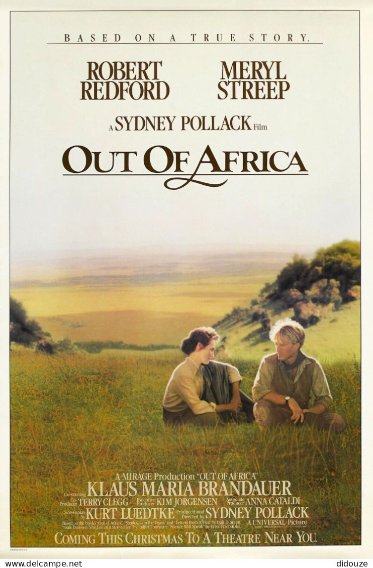 Cinema - Out Of Africa - Robert Redford - Meryl Streep - Affiche De Film - CPM - Carte Neuve - Voir Scans Recto-Verso - Plakate Auf Karten