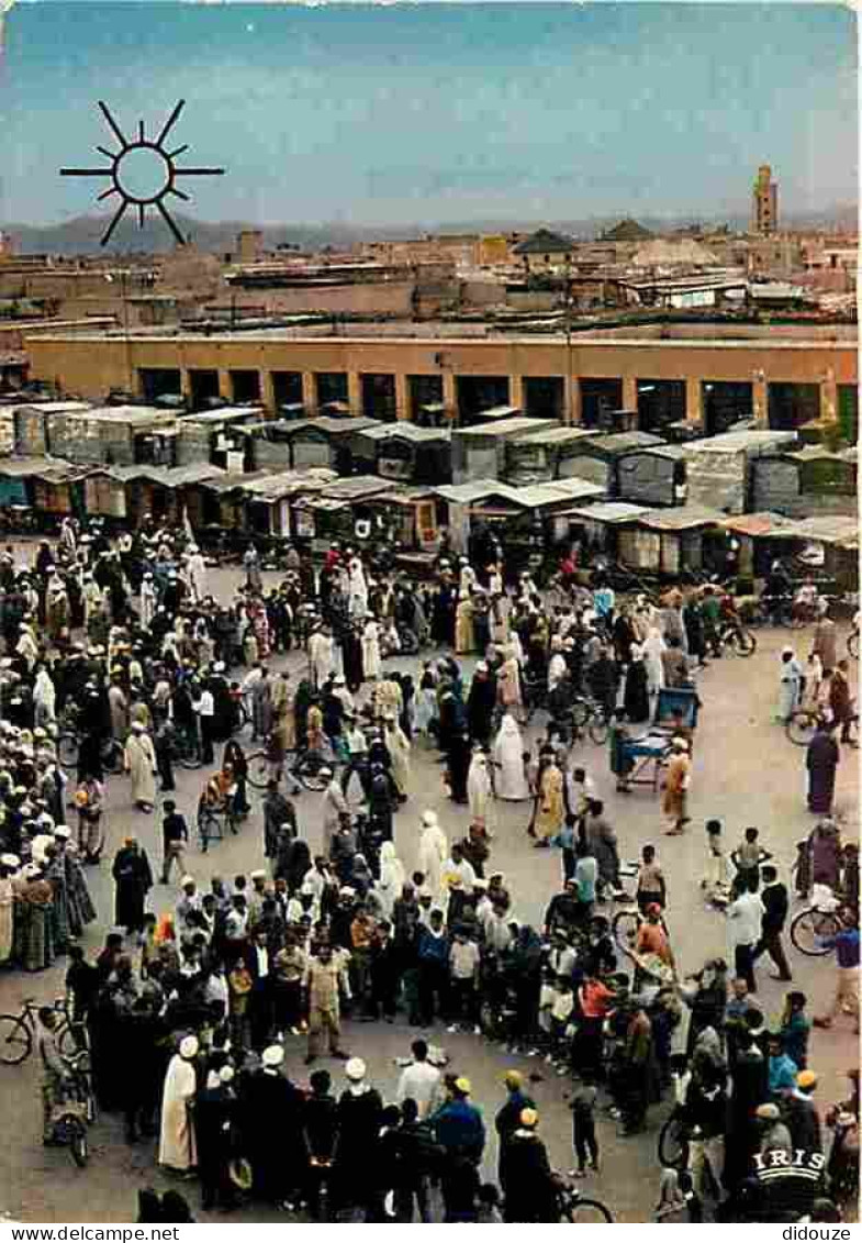 Maroc - Marrakech - Place Djemaa El F'na - CPM - Voir Scans Recto-Verso - Marrakech