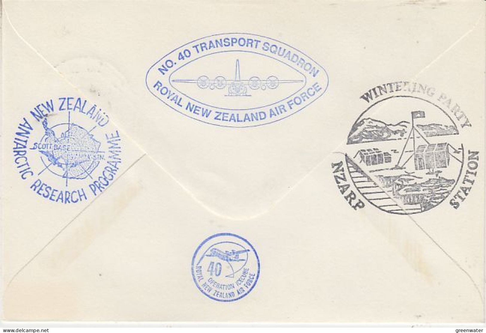 Ross Dependency 1974 Operation Icecube 10 Signature  Ca Scott Base 29 NOV 1974 (RT190) - Storia Postale