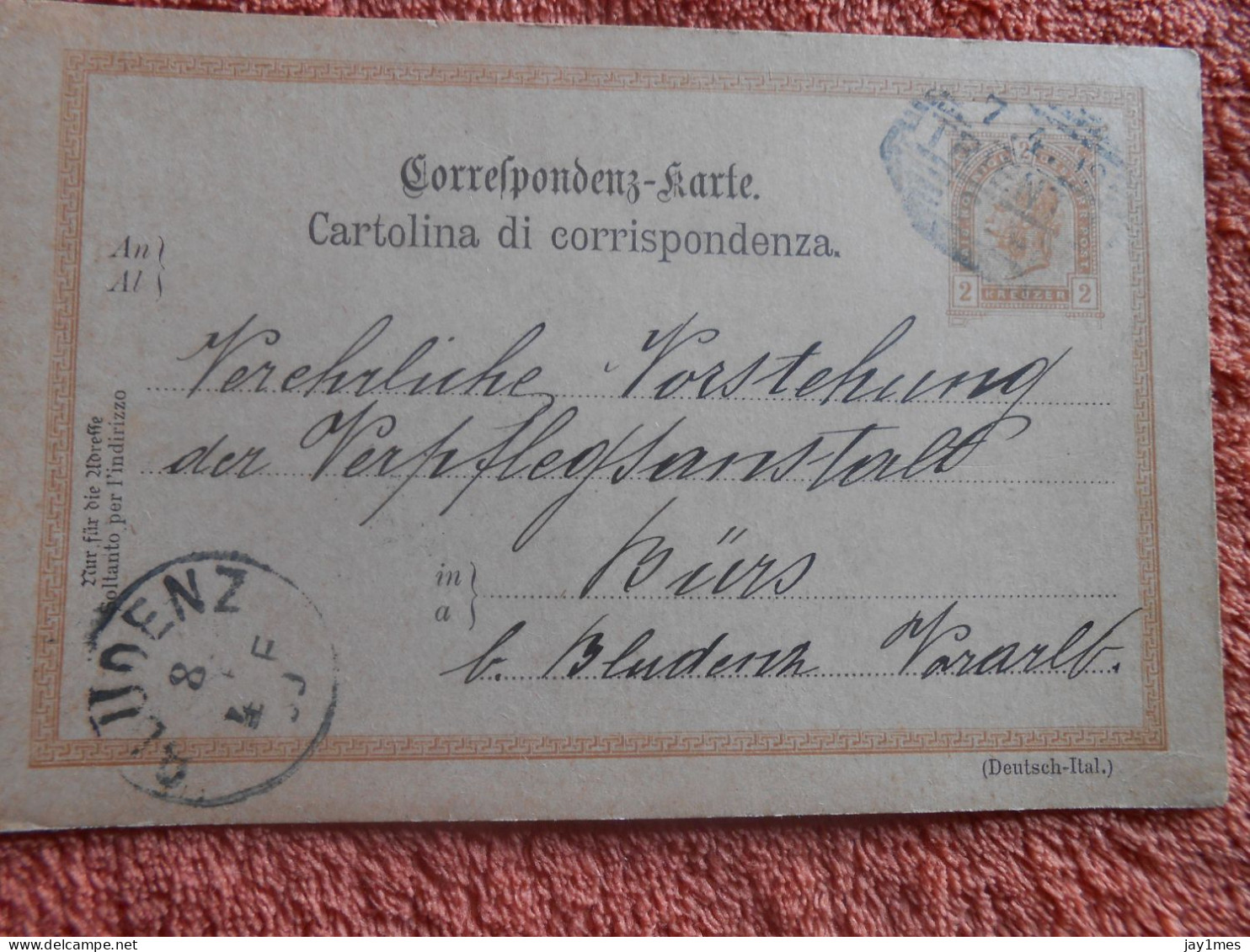 Österreich  Postkarte Privat Alessandrini In Trento - Covers & Documents