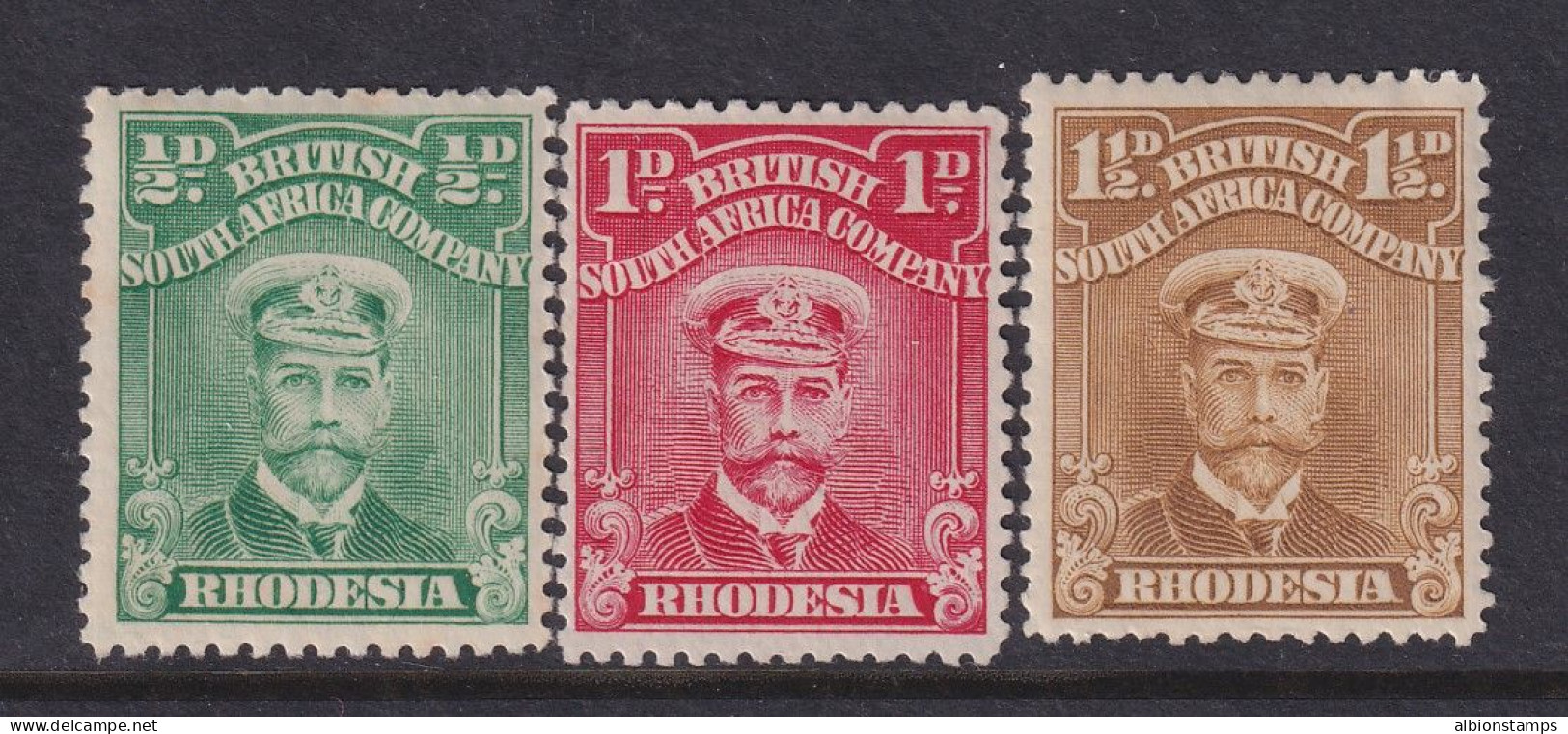 Rhodesia, Scott 119-121 (SG 282, 284, 287), MHR - Rhodesië (1964-1980)