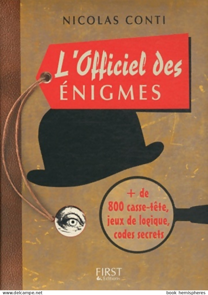 L'Officiel Des énigmes (2012) De Nicolas Conti - Jeux De Société