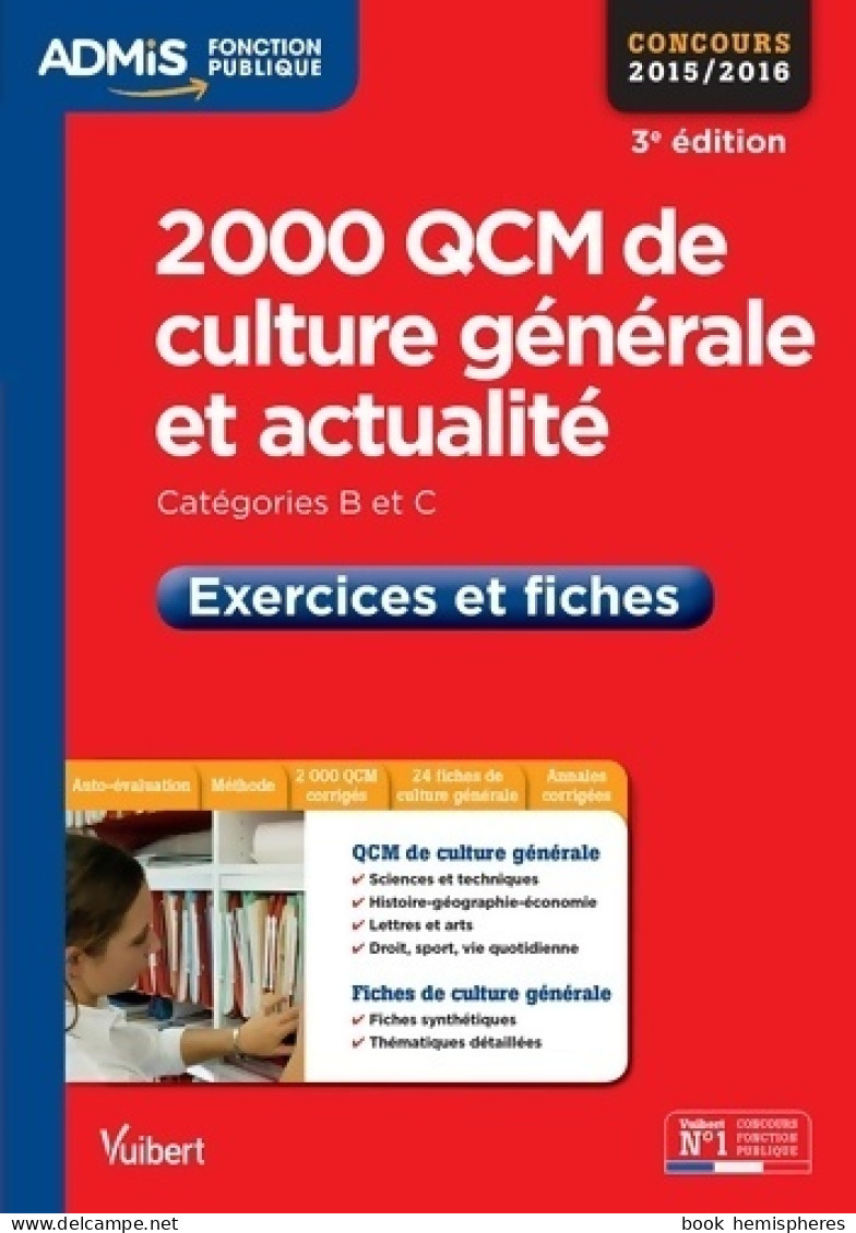 2000 QCM De Culture Générale Et Actualité 2015-2016 (2014) De Mélanie Hoffert - 18 Años Y Más