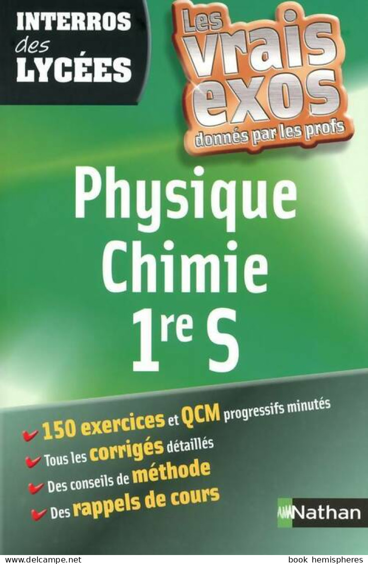 Physique-chimie 1ère S (2009) De Cyriaque Cholet - 12-18 Jaar