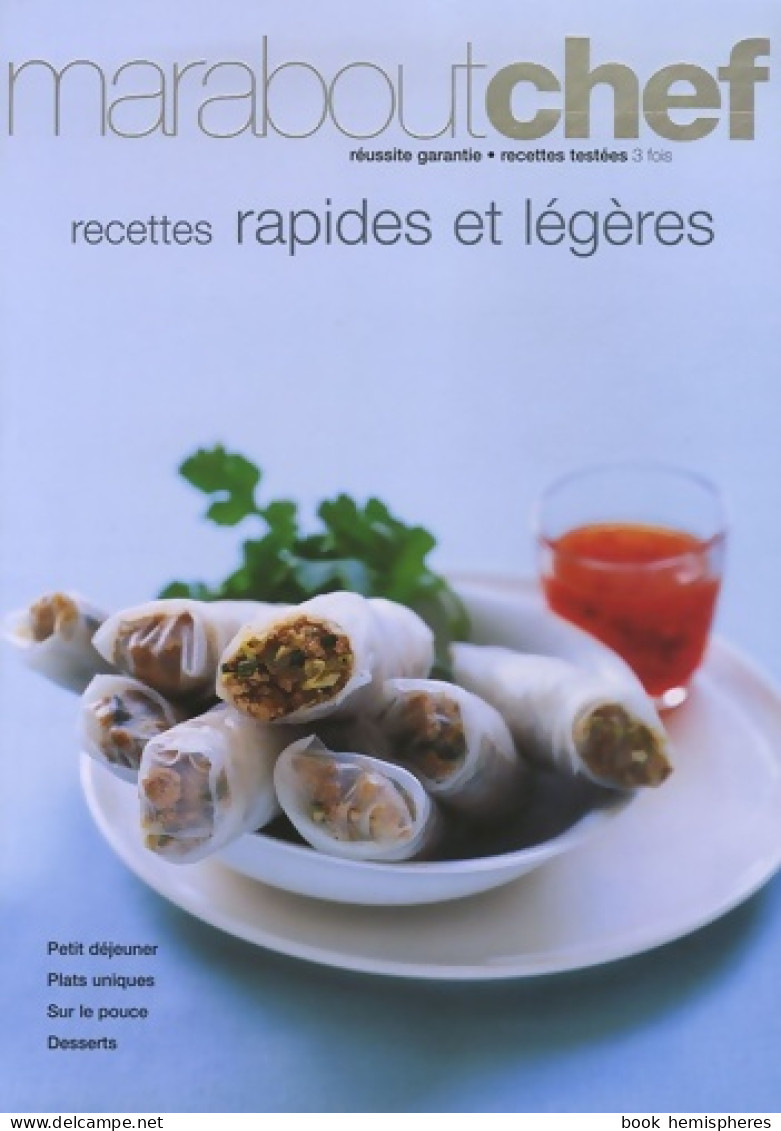 Recettes Rapides Et Légères (2006) De Marabout - Gastronomia