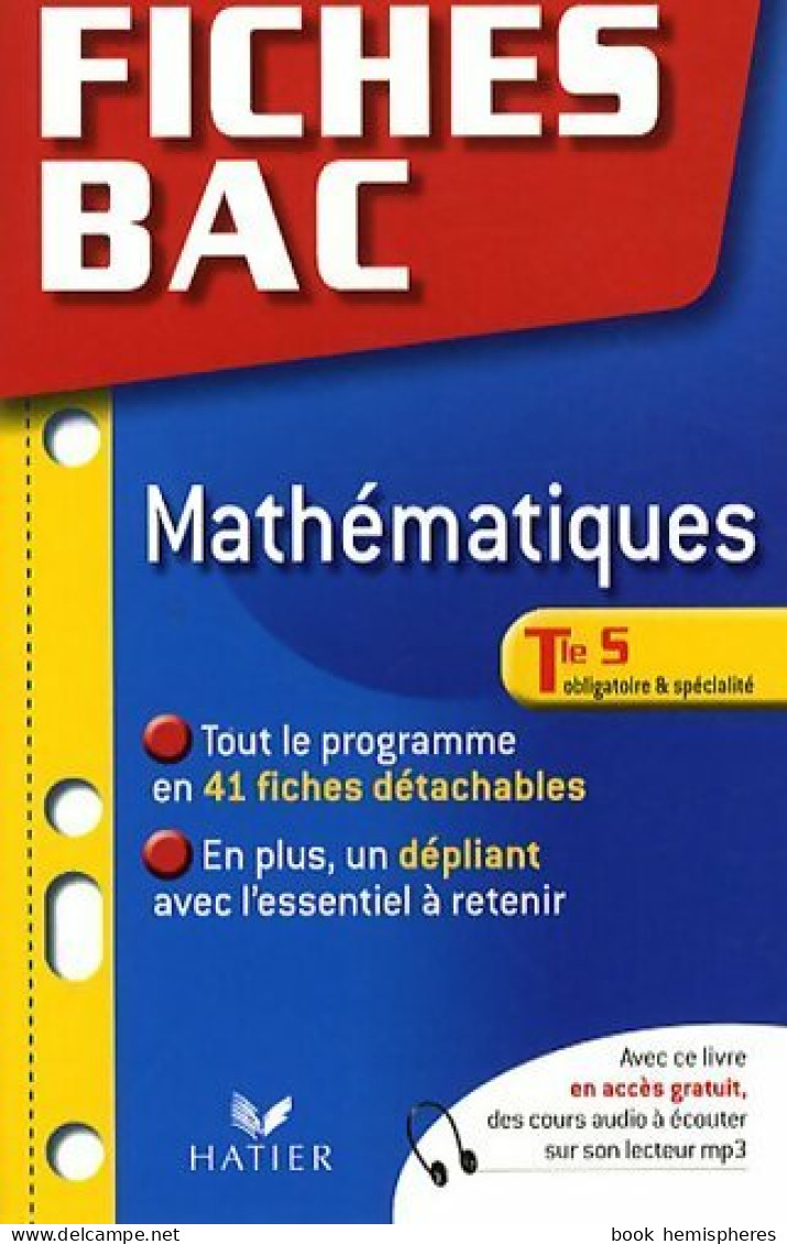 Maths, Terminale S : Les Bases (2010) De Jean-Dominique Picchiottino - 12-18 Years Old