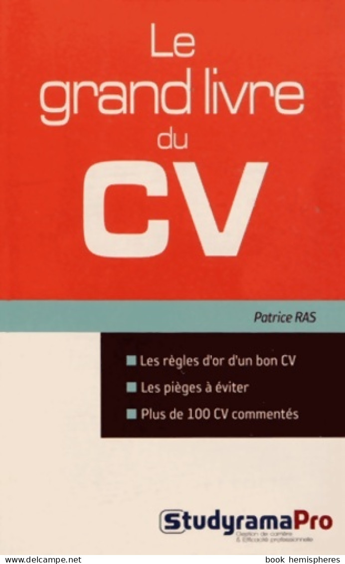 Le Grand Livre Du CV (2013) De Patrice Ras - Autres & Non Classés