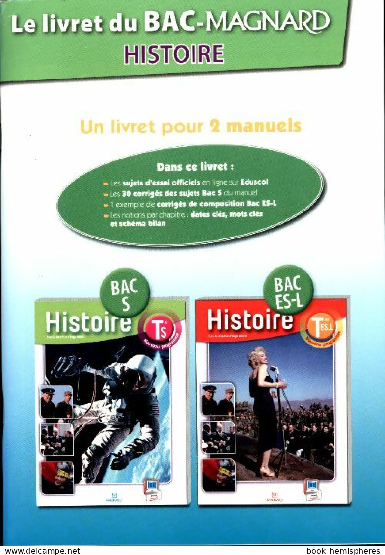 Le Livret Du Bac Magnard Histoire (2014) De Hugo Billard - 12-18 Ans