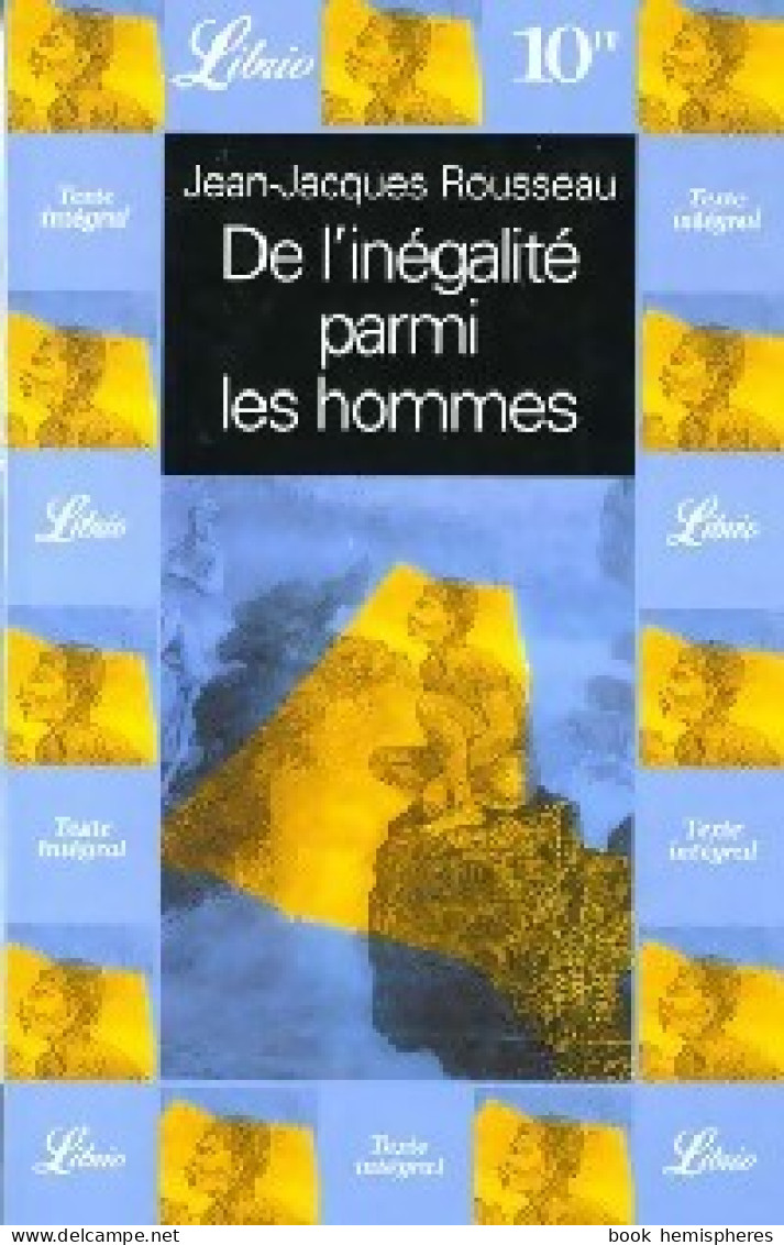 De L'inégalité Parmi Les Hommes (1999) De Jean-Jacques Rousseau - Psychologie/Philosophie