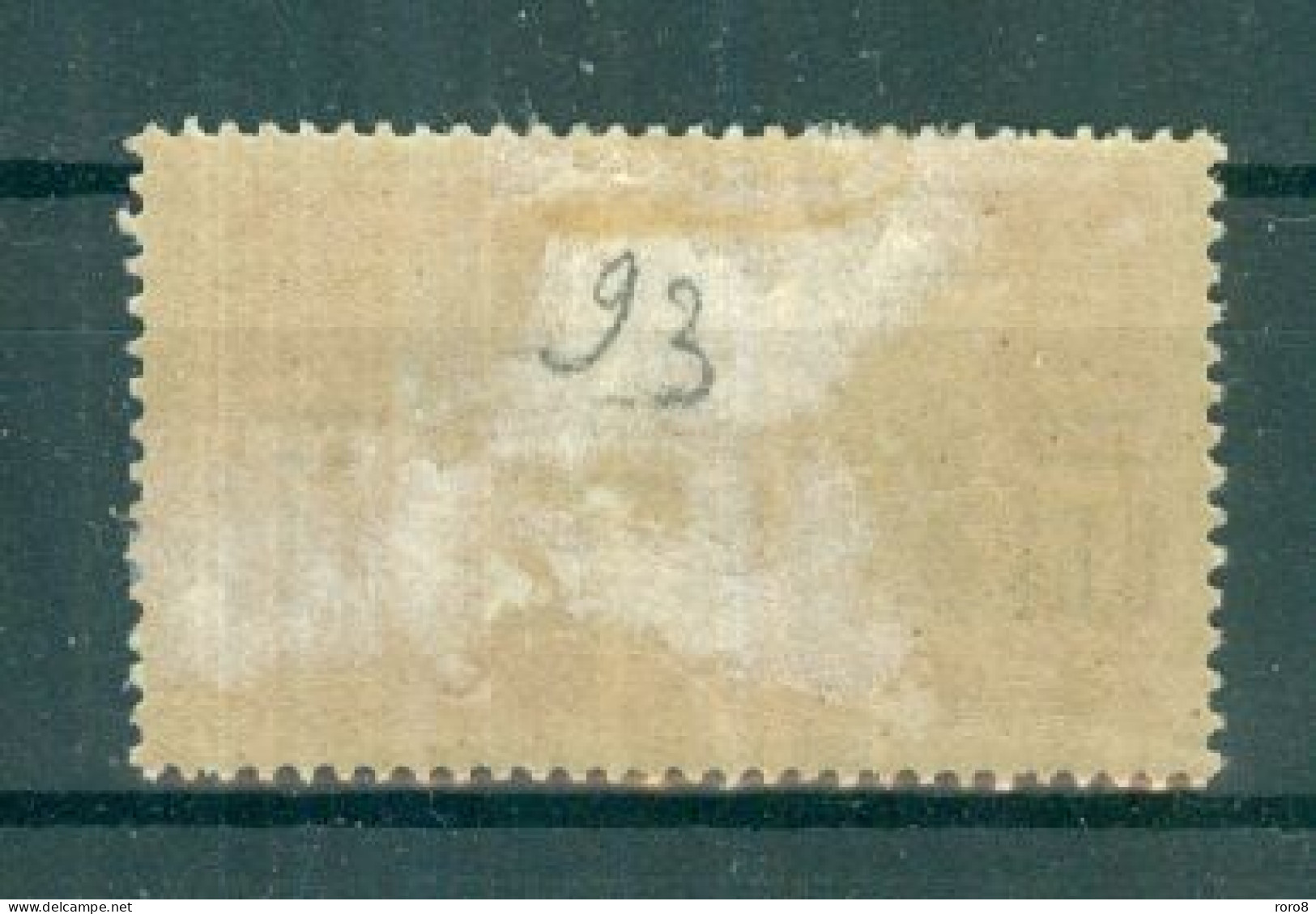 SENEGAL - N°93* MH Avec Grosse Trace De Charnière SCAN DU VERSO - Timbres De 1914 (n°58) Surchargés. - Ungebraucht