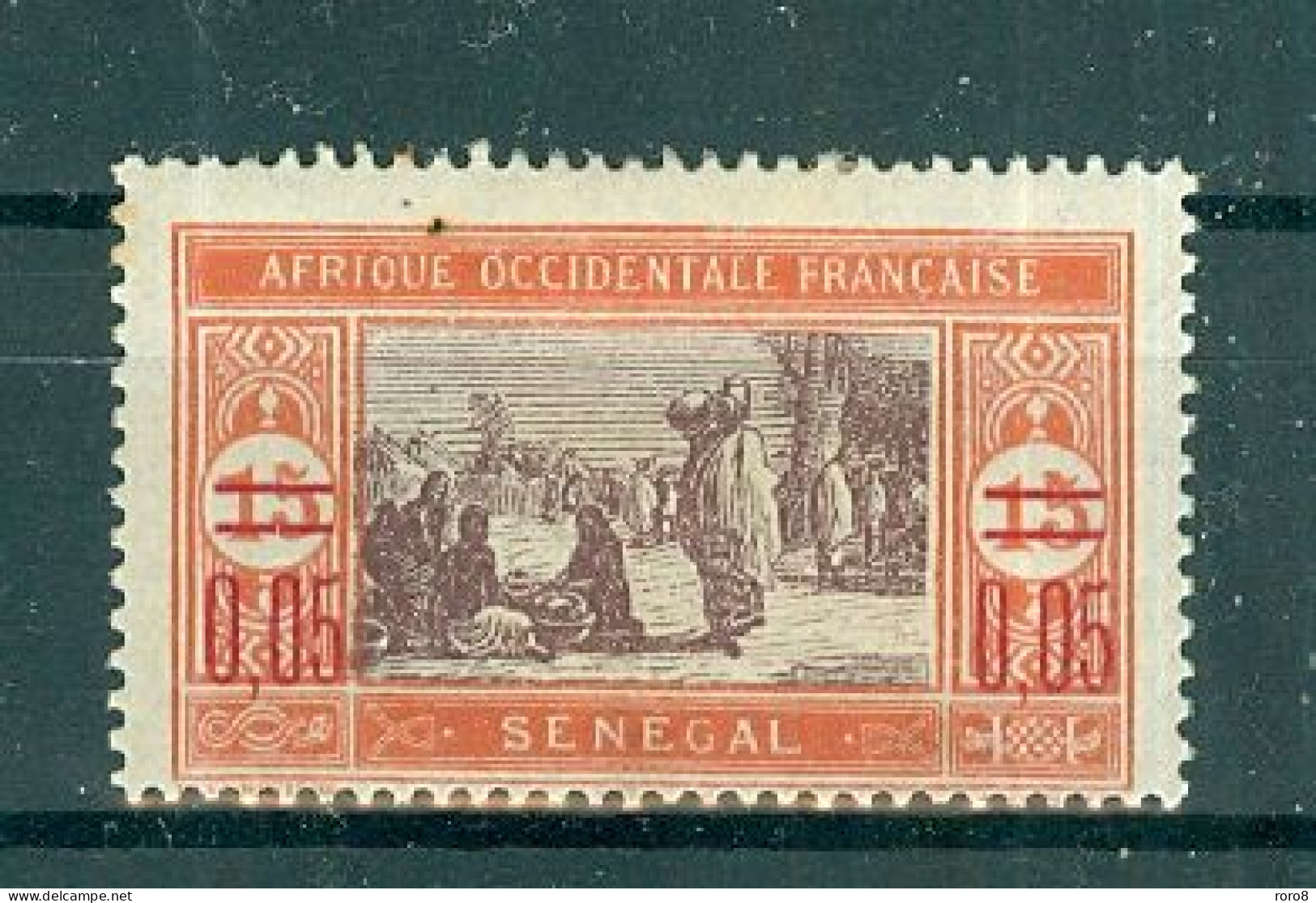 SENEGAL - N°94* MH Avec Grosse Trace De Charnière SCAN DU VERSO - Timbres De 1914 (n°58) Surchargés. - Ungebraucht