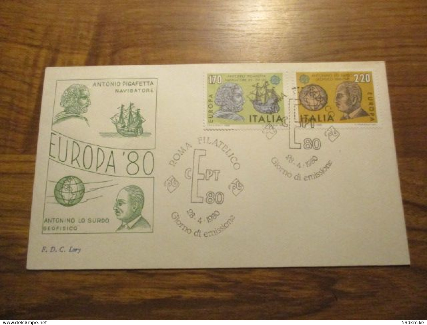 FDC - 1er Jour - Italie - 1980 - Europa - Sammlungen