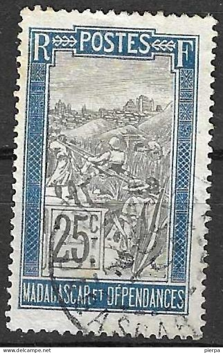 MADAGASCAR - 1908 - TRASPORTO - C. 25 - USATO (YVERT 101 - MICHEL 81) - Neufs