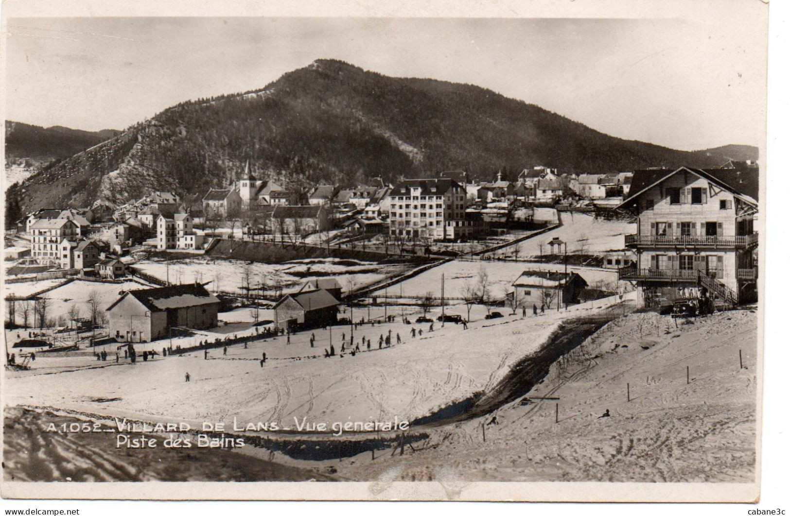 VILLARD DE LANS - Vue Générale - Piste Des Bains - Villard-de-Lans