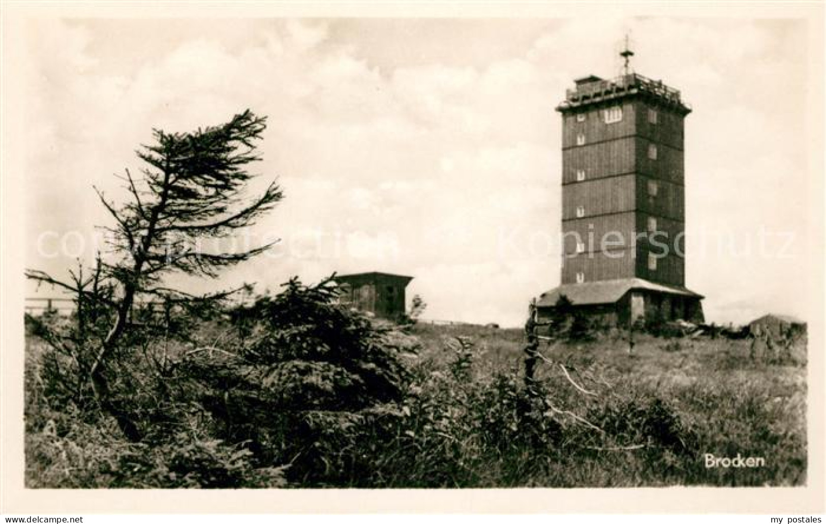 73031102 Brocken Harz Aussichtsturm Brocken Harz - Wernigerode