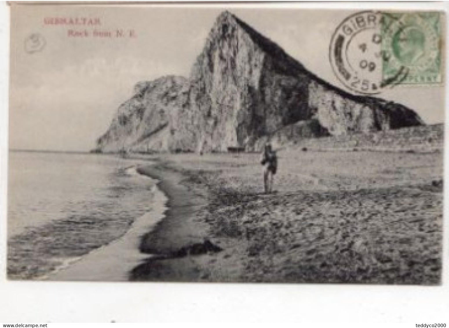 GIBRALTAR Rock From N.E.1905 - Other & Unclassified