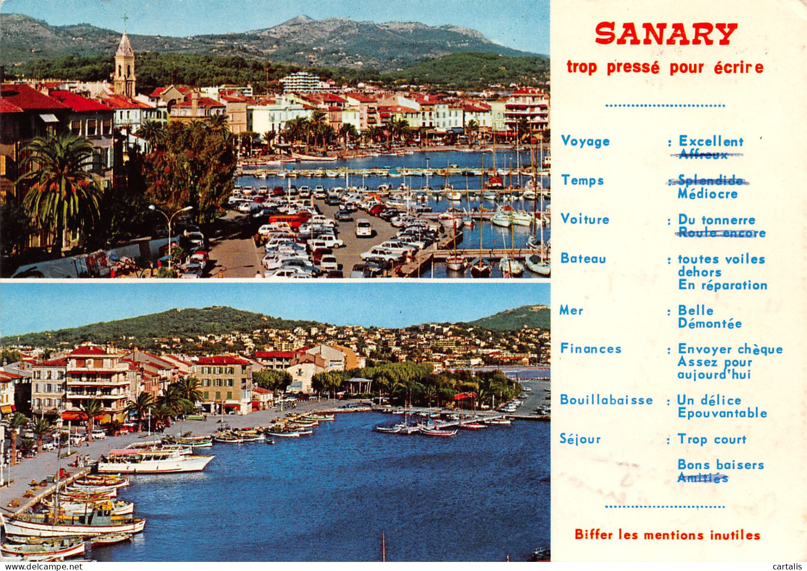 83-SANARY SUR MER-N°3810-B/0173 - Sanary-sur-Mer