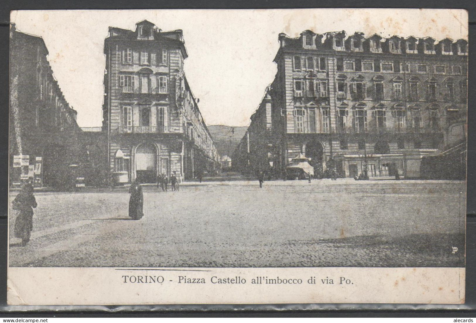 Torino - Piazza Castello All'imbocco Di Via Po - Places & Squares