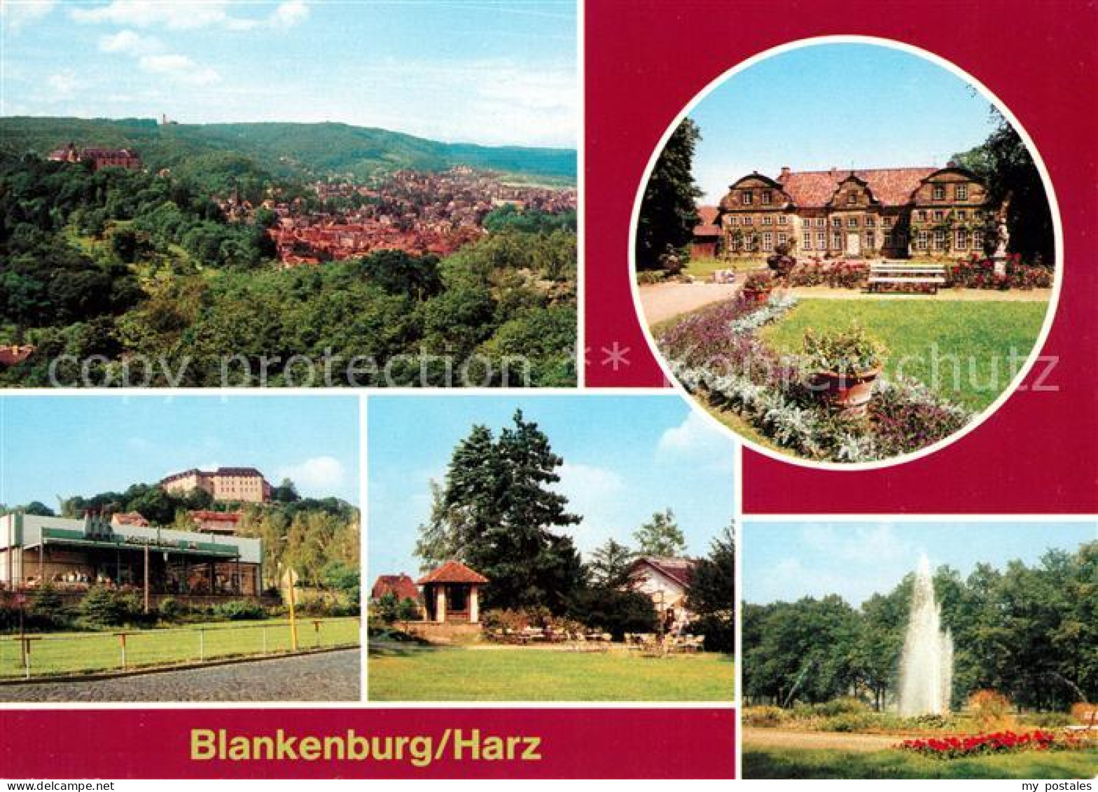 73030020 Blankenburg Harz Kleines Schloss Stadtpark Thiepark Blankenburg Harz - Blankenburg