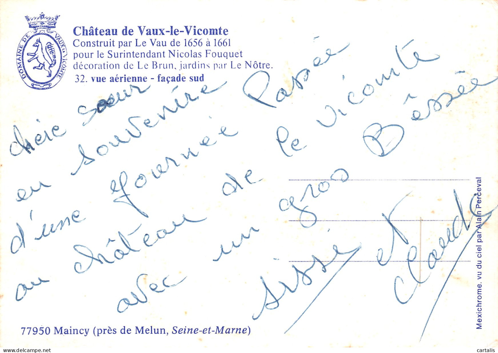 77-VAUX LE VICOMTE-N°3815-C/0033 - Vaux Le Vicomte