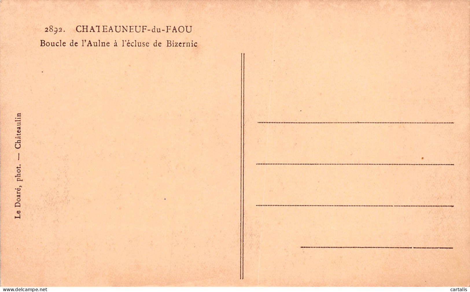 29-CHATEAUNEUF DU FAOU-N°3816-E/0213 - Châteauneuf-du-Faou