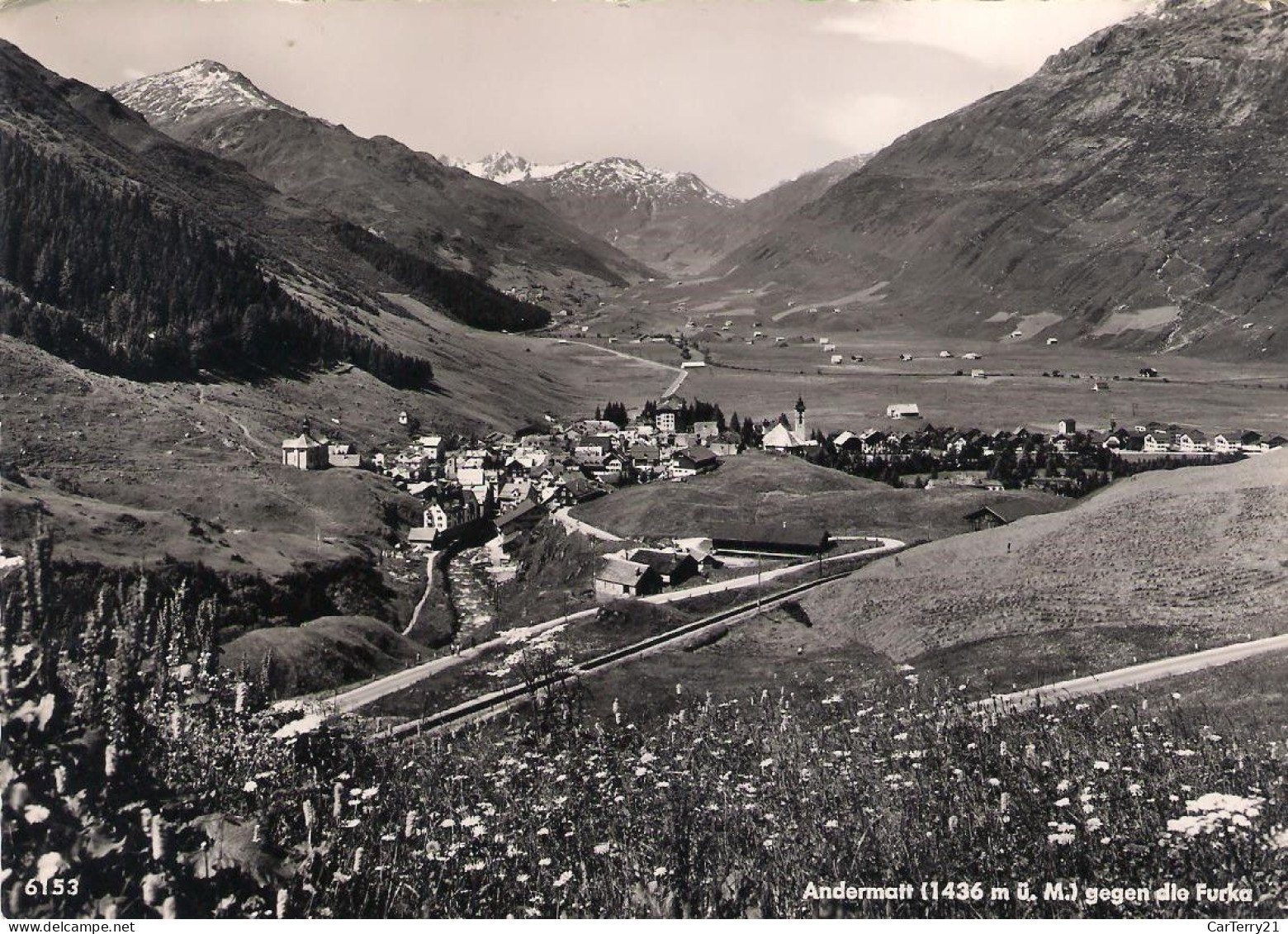 SUISSE (URI). ANDERMATT. COL DE LA FURKA. 1961. - Andermatt