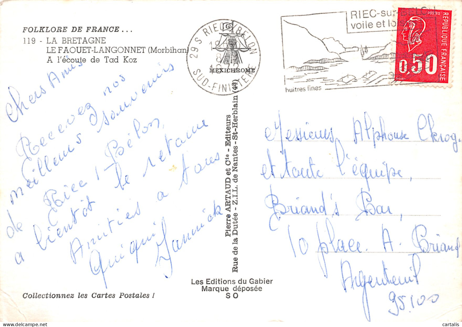 56-LE FAOUET LANGONNET-N°3819-B/0053 - Le Faouet