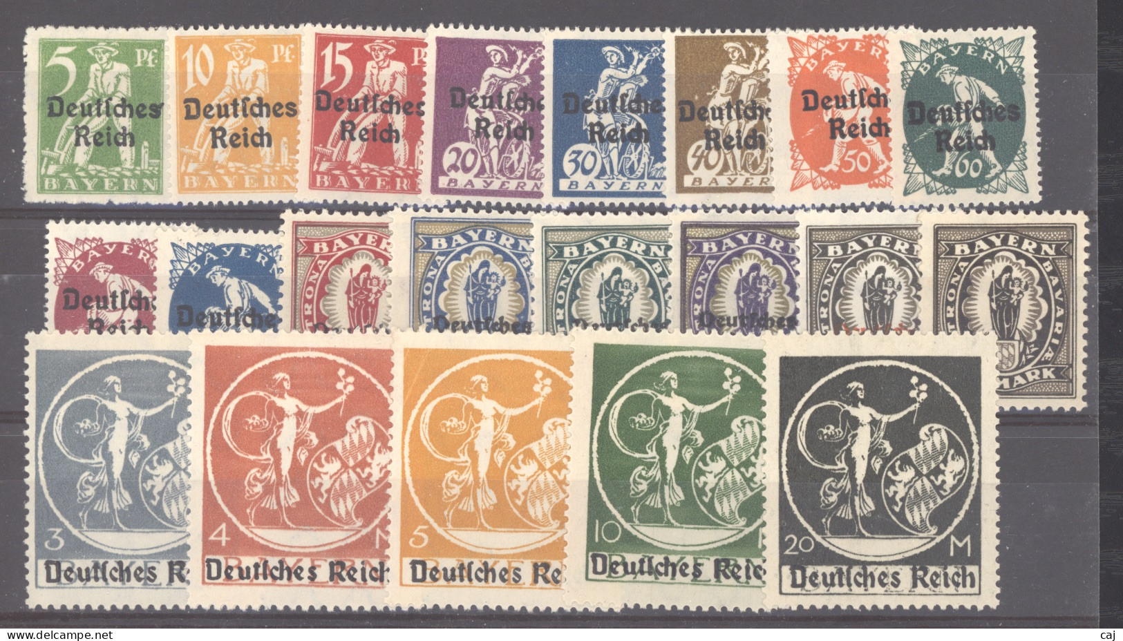 Allemagne  -  Reich  :  Mi  119-38  ** - Neufs