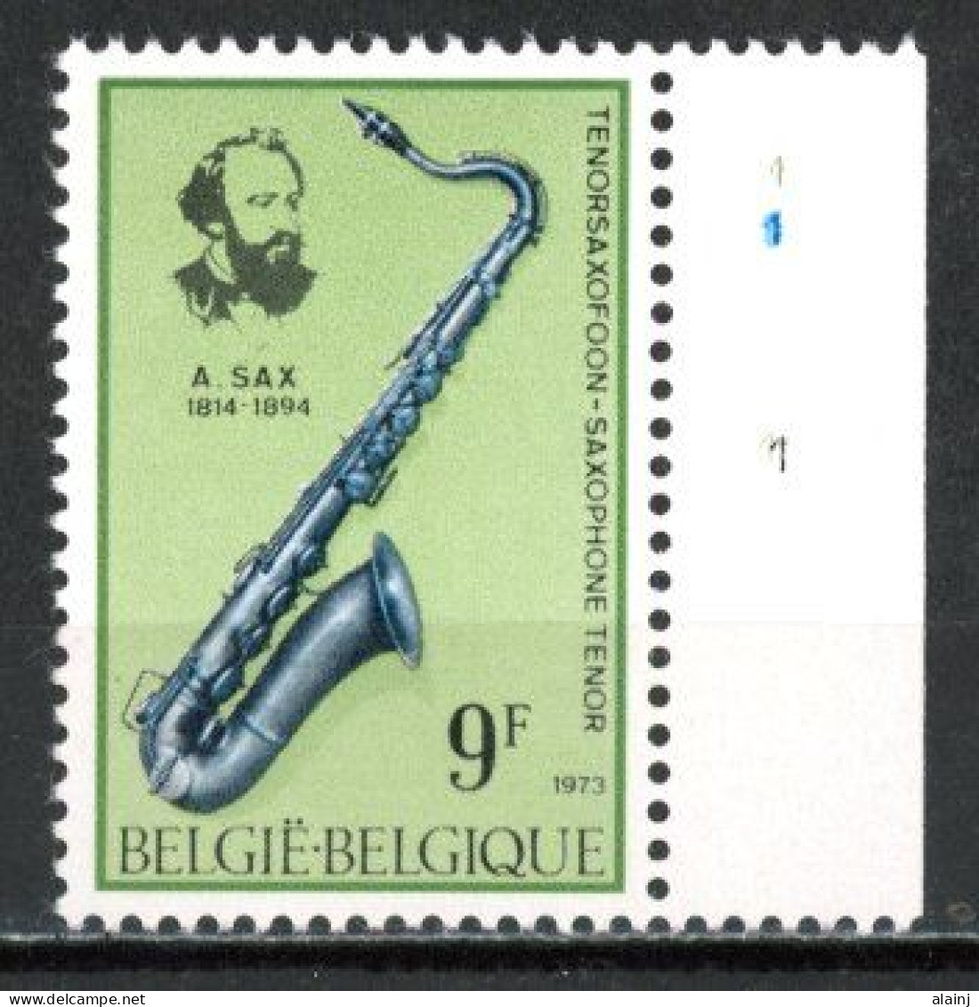 BE  1684  XX   ----  Saxophone Et Adolphe Sax  --  N° De Planche 1 - 1971-1980