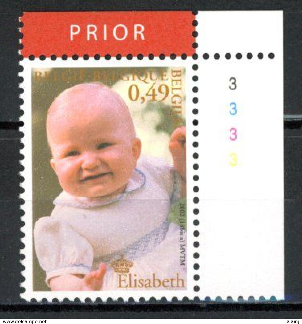 BE  3098  XX   ---- Princesse Elisabeth   --  N° De Planche 3 - 2001-2010