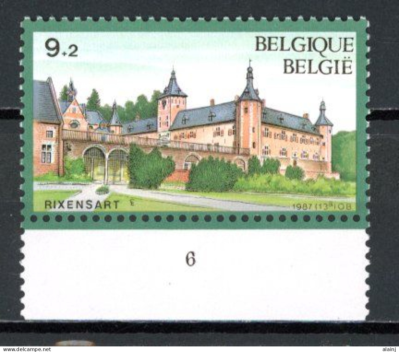 BE  2265 XX   ----  Solidarité : Châteaux  --  N° De Planche 6 - 1981-1990