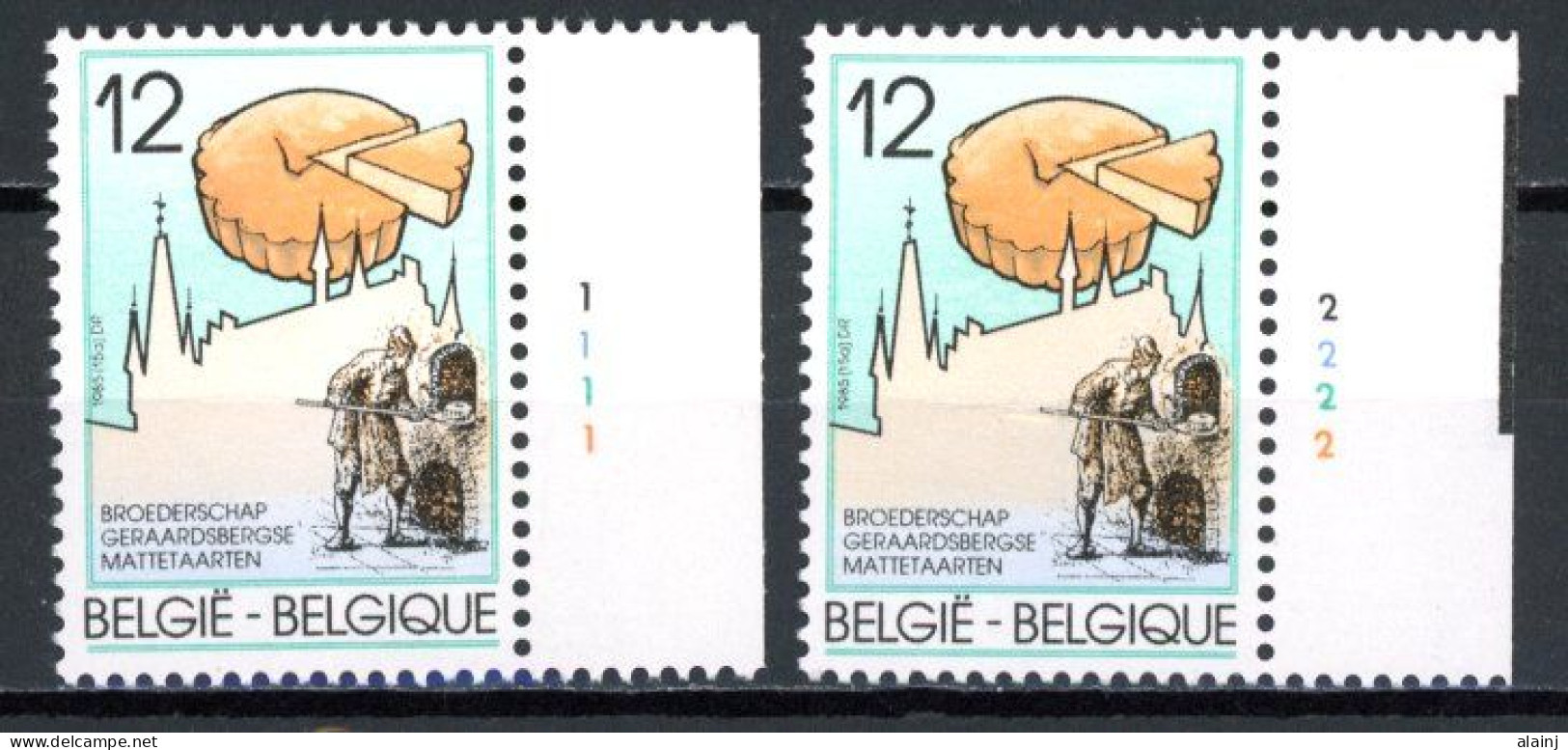 BE  2184  XX   ----   Folklore  --  N° De Planche 1 Et 2 - 1981-1990