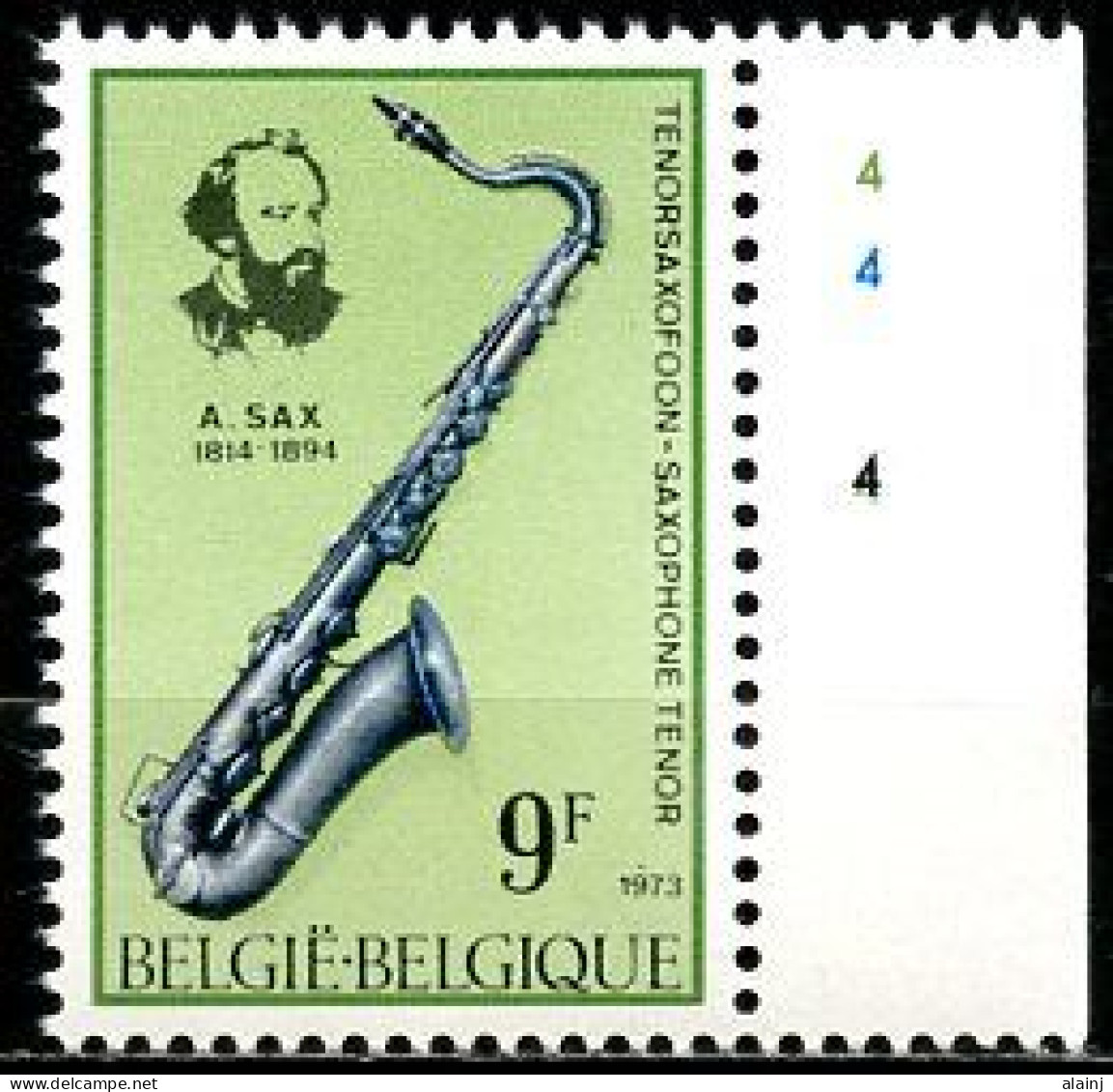 BE  1684  XX   ----  Saxophone Et Adolphe Sax  --  N° De Planche 4 - 1971-1980