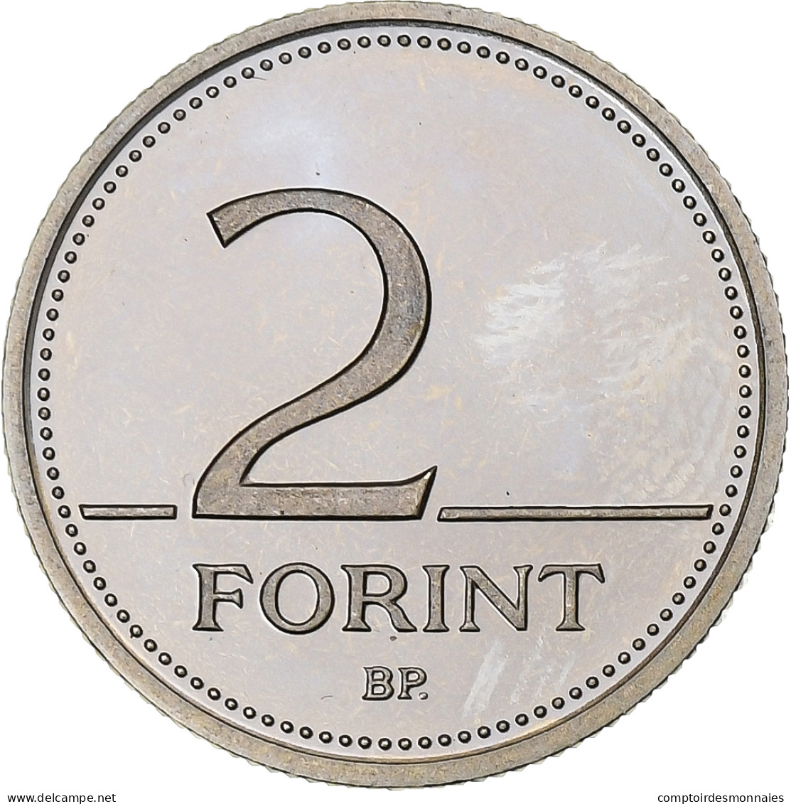 Hongrie, 2 Forint, 2001, Budapest, Cupro-nickel, SPL, KM:693 - Hongrie