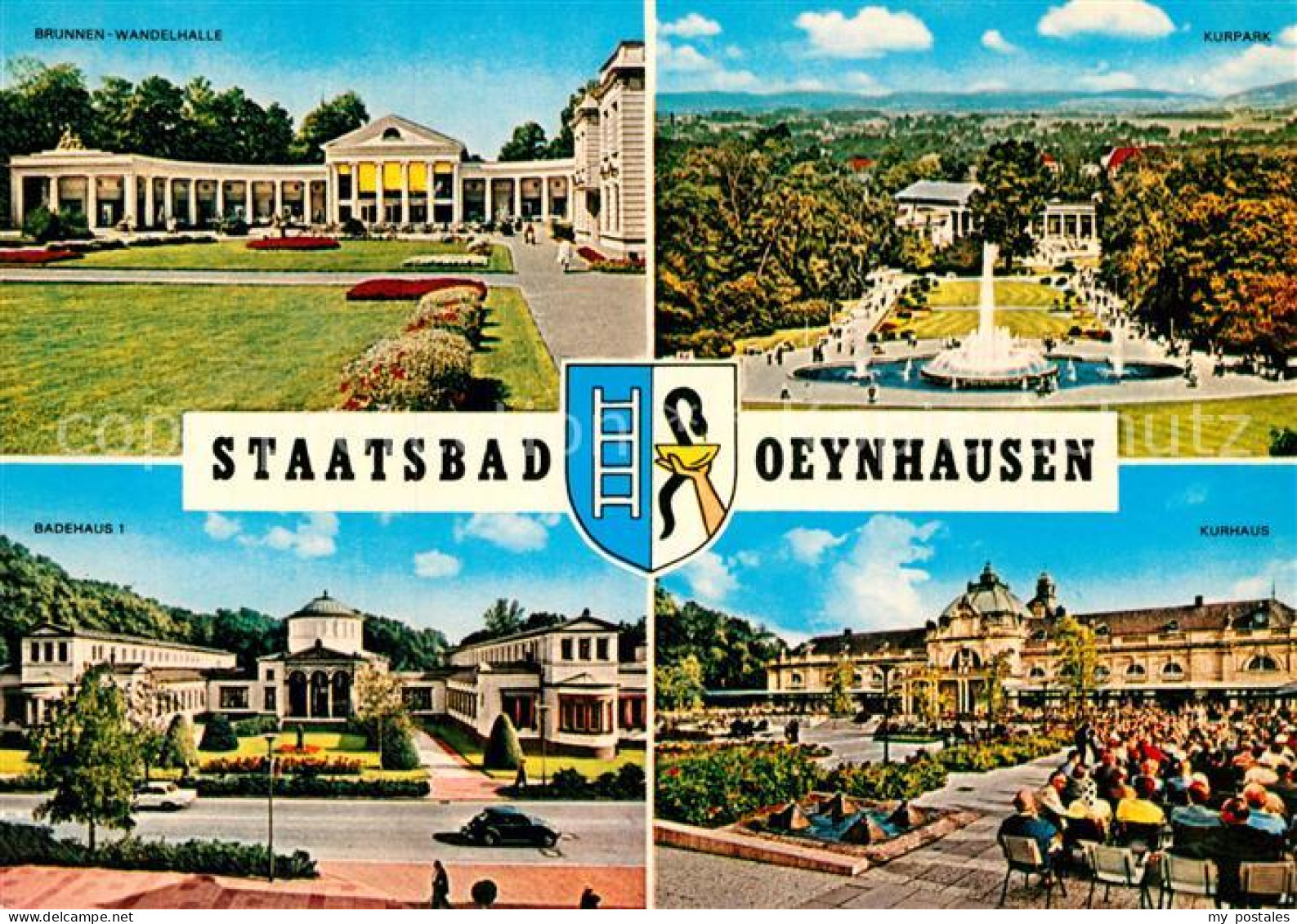 73020212 Bad Oeynhausen Kurpark Kurhaus Badehaus Brunnen-Wandelhalle Bad Oeynhau - Bad Oeynhausen