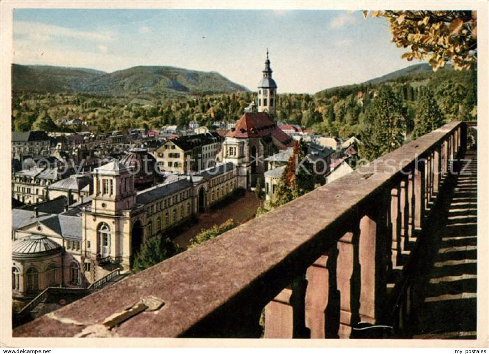 73018328 Baden-Baden Blick Von Der Schlossterrasse Baden-Baden - Baden-Baden