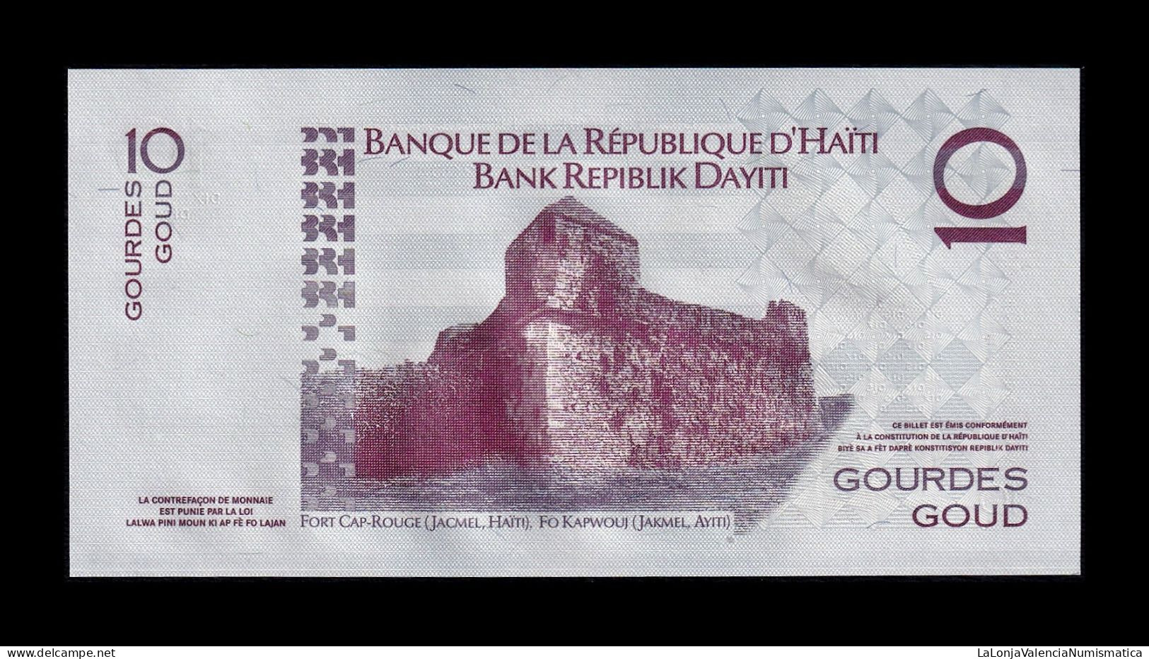 Haití 10 Gourdes Commemorative 2006 Pick 272b Sc Unc - Haiti