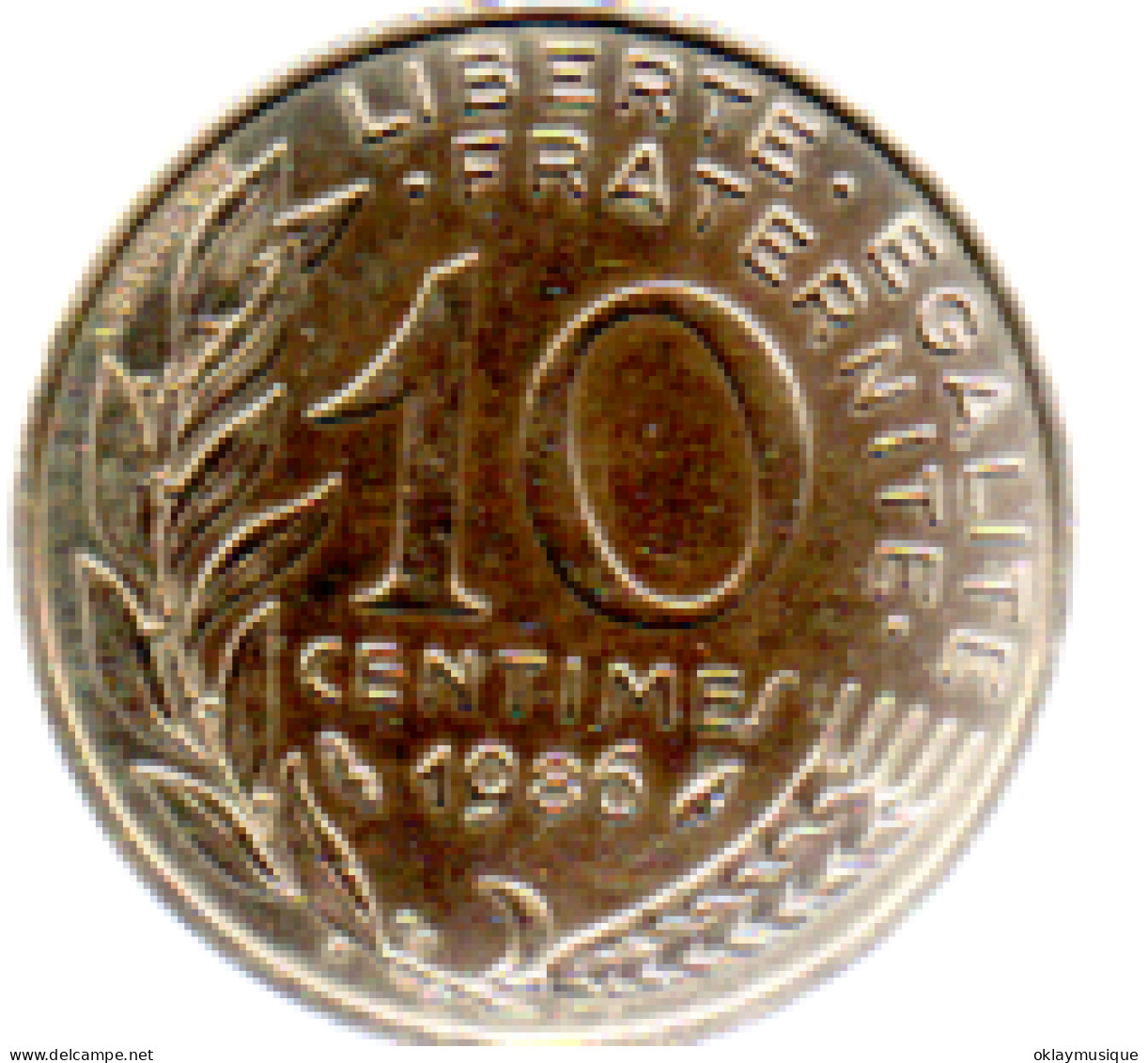 10 Centimes 1986 - 10 Centimes