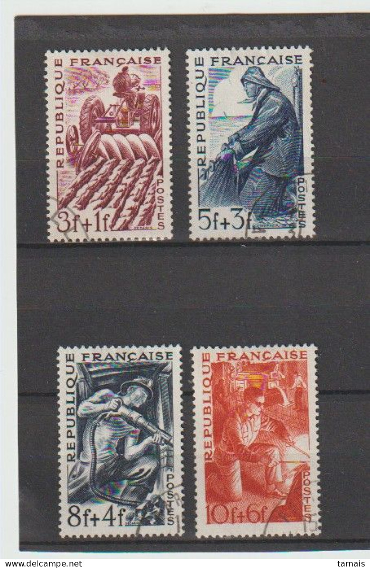 1949 N°823 à 826  Les Métiers Oblitérés  (lot 38) - Used Stamps