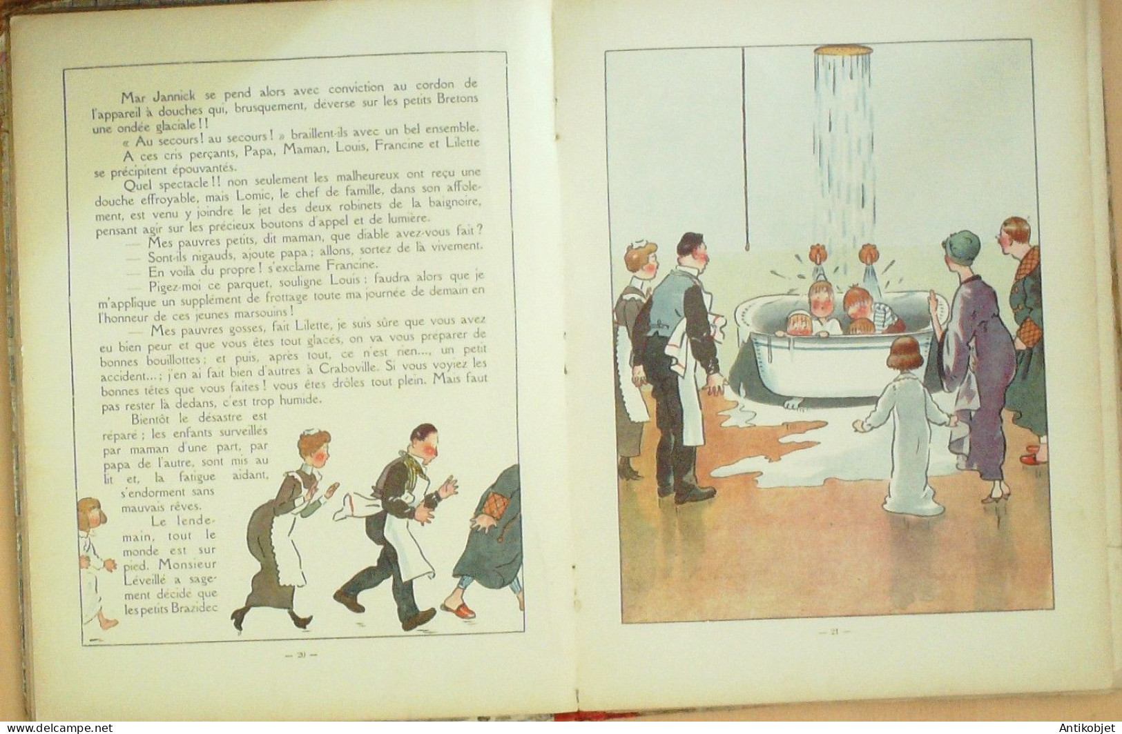 Jordic Les Petits Brazidec à Paris édition Garnier 2 Eo 1921 - Sonstige & Ohne Zuordnung