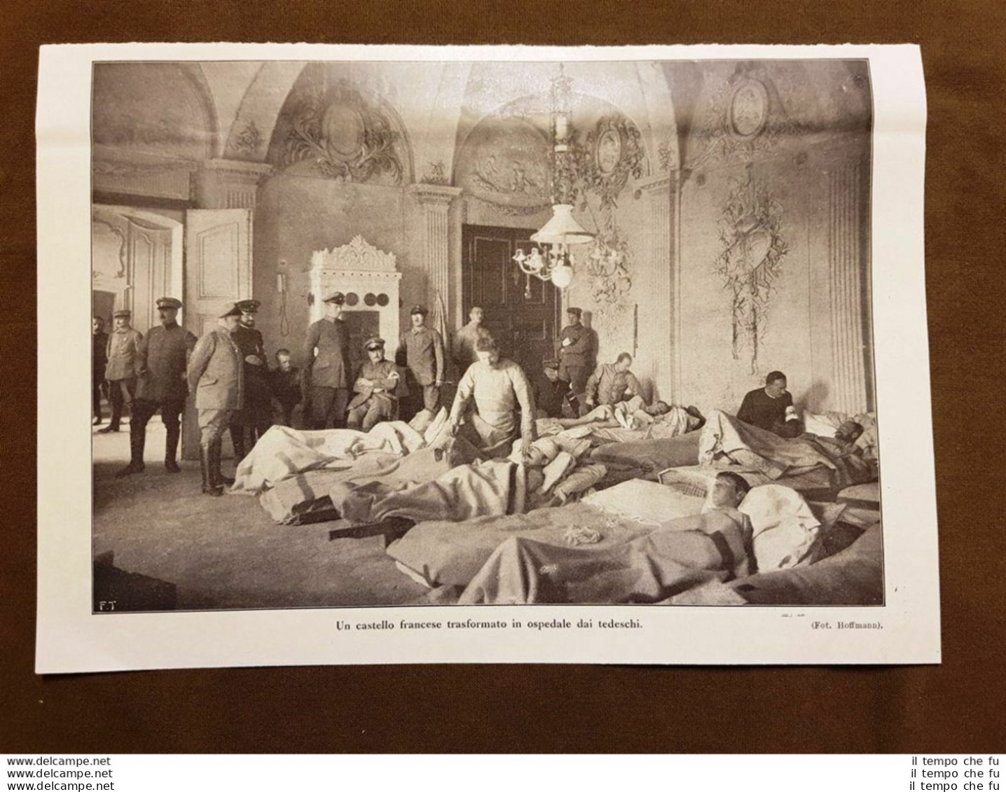 Francia 1915 Castello Trasformato In Ospedale Dai Tedeschi WW1 Guerra Mondiale - Otros & Sin Clasificación