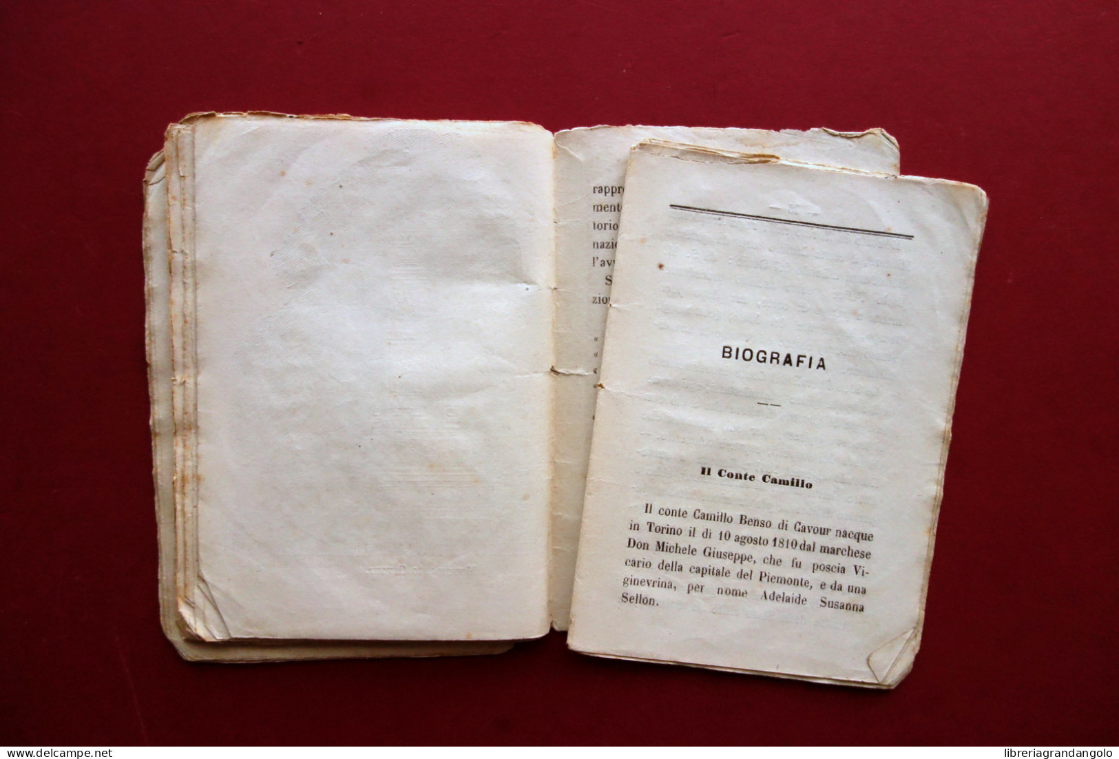 Cavour Avvelenato Da Napoleone III Domenico Cena Torino 1871 2° Edizione - Unclassified