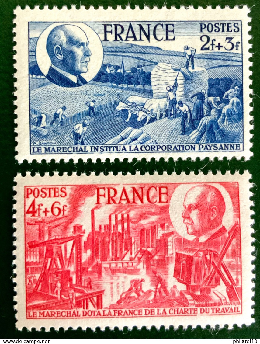 1944 FRANCE N 907 / 608 88e -  ANNIVERSAIRE DU MARÉCHAL PETAIN - NEUF** - Neufs