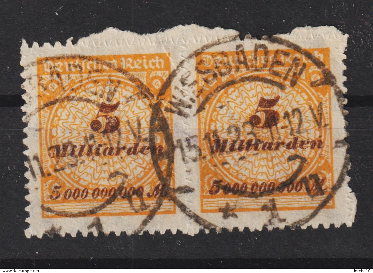 MiNr. 327 B PE1 Gestempelt, Geprüft - Used Stamps