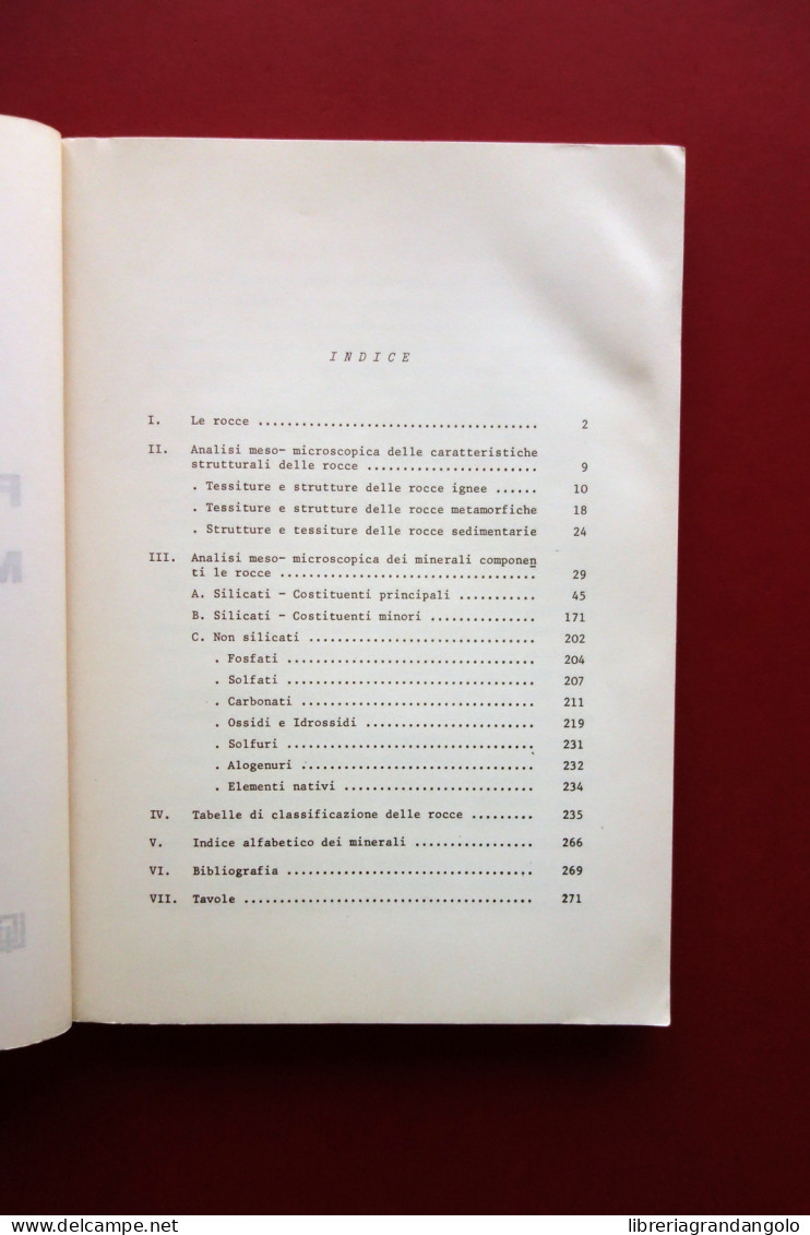 Petrografia Microscopica Ugo Zezza La Goliardica Pavese 1976 Mineralogia - Unclassified