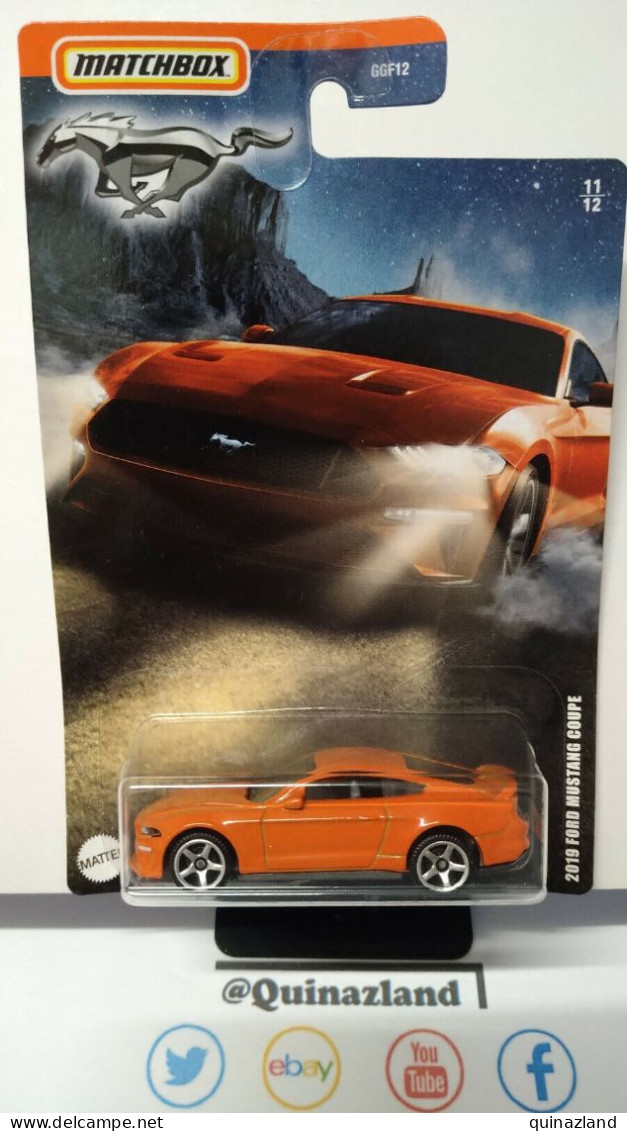 Matchbox Série Ford Mustang 2019 Ford Mustang Coupe (CP32) - Matchbox (Mattel)