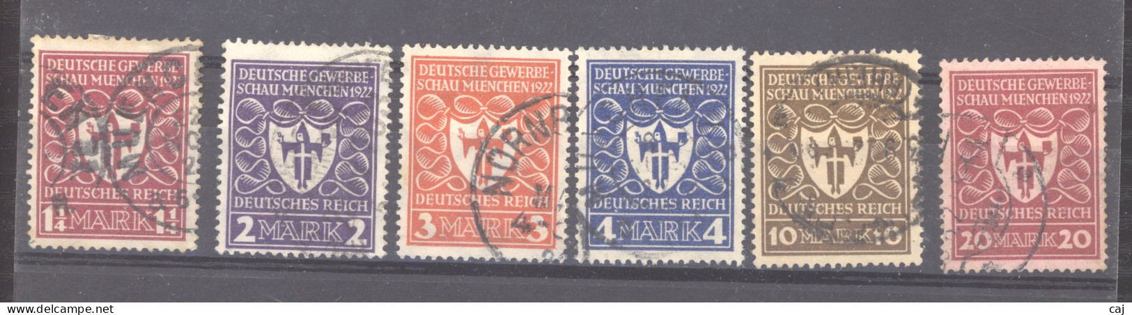 Allemagne  -  Reich :  Mi  199-04  (o) - Used Stamps