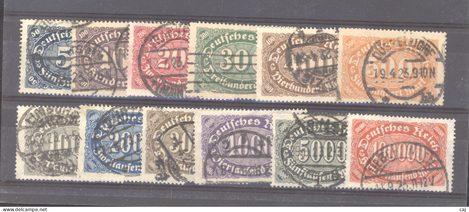 Allemagne  -  Reich :  Mi  246-57  (o) - Used Stamps