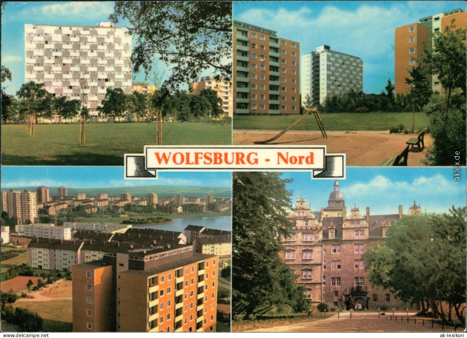 Wolfsburg Stadtteilansicht Wolfsburg - Nord: Neubauten 1977 - Wolfsburg