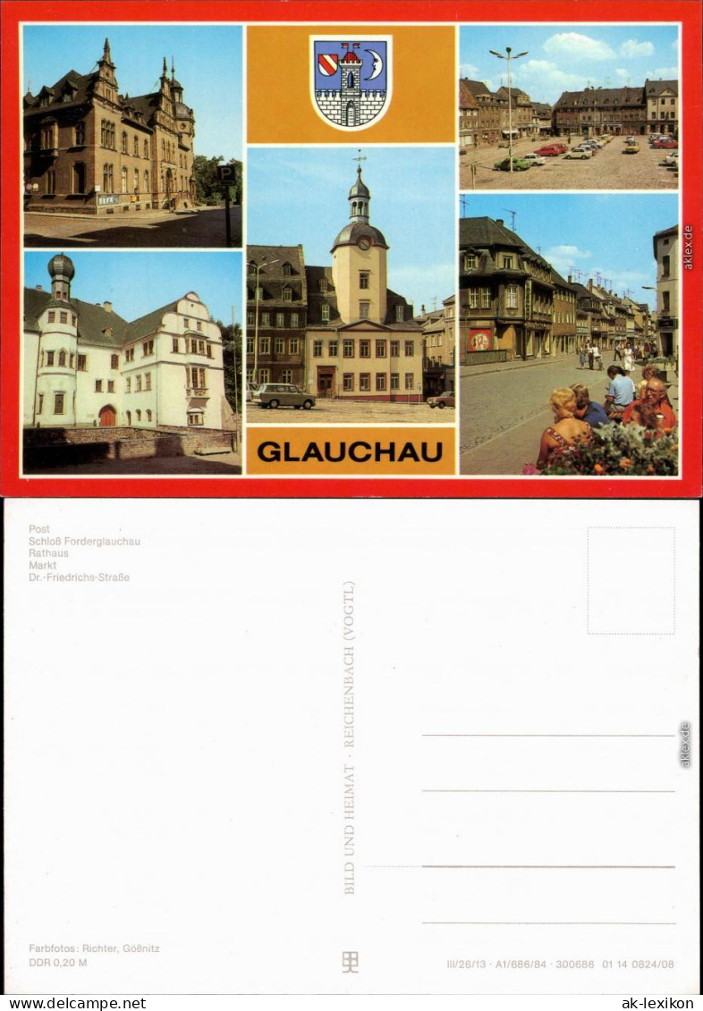 Glauchau Post, Schloss Forderglauchau Dr.-Friedrichs-Straße 1984 - Glauchau